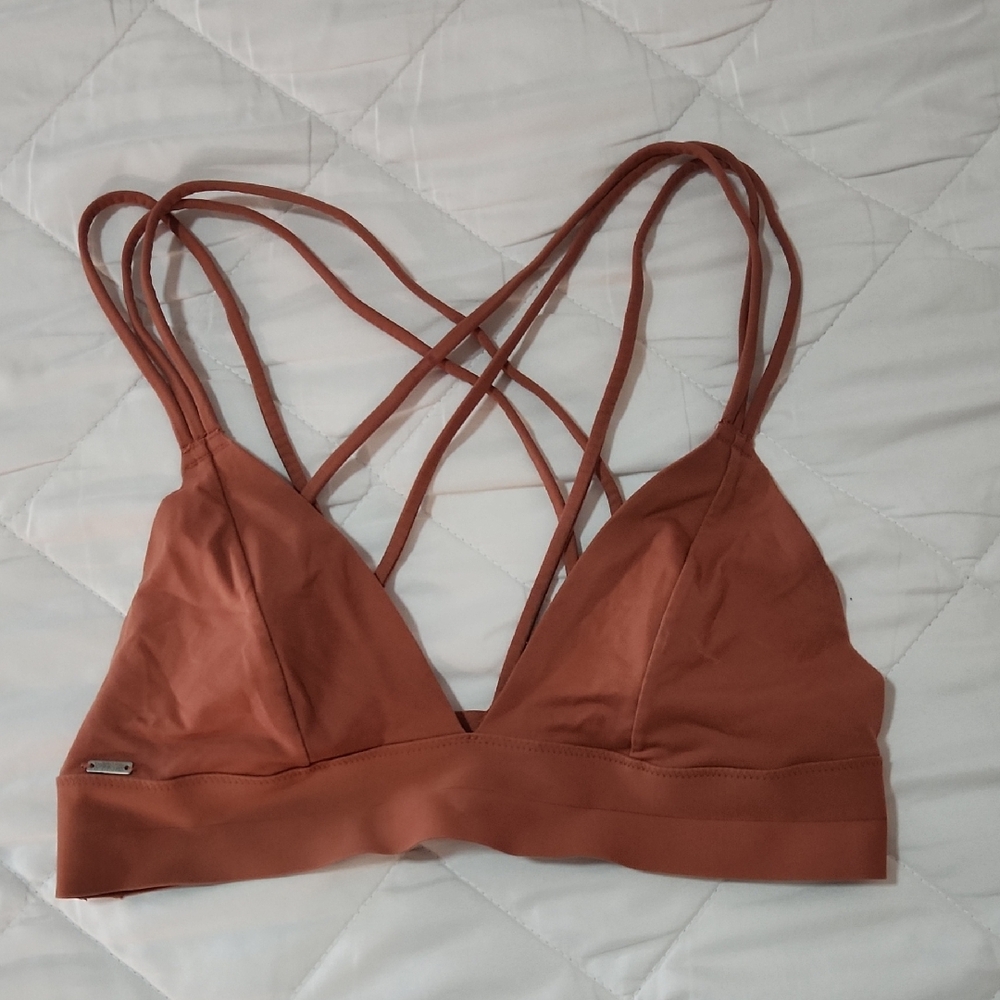 PINK Victoria's Secret Rust Strappy Bralette